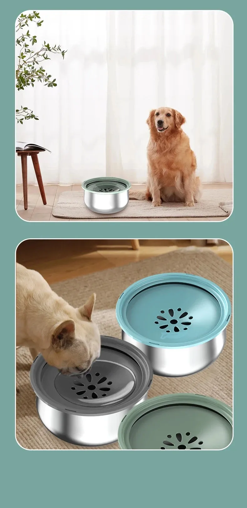 4L Dog Water Bowls Floating Drinking Bowls.**pet supplies**