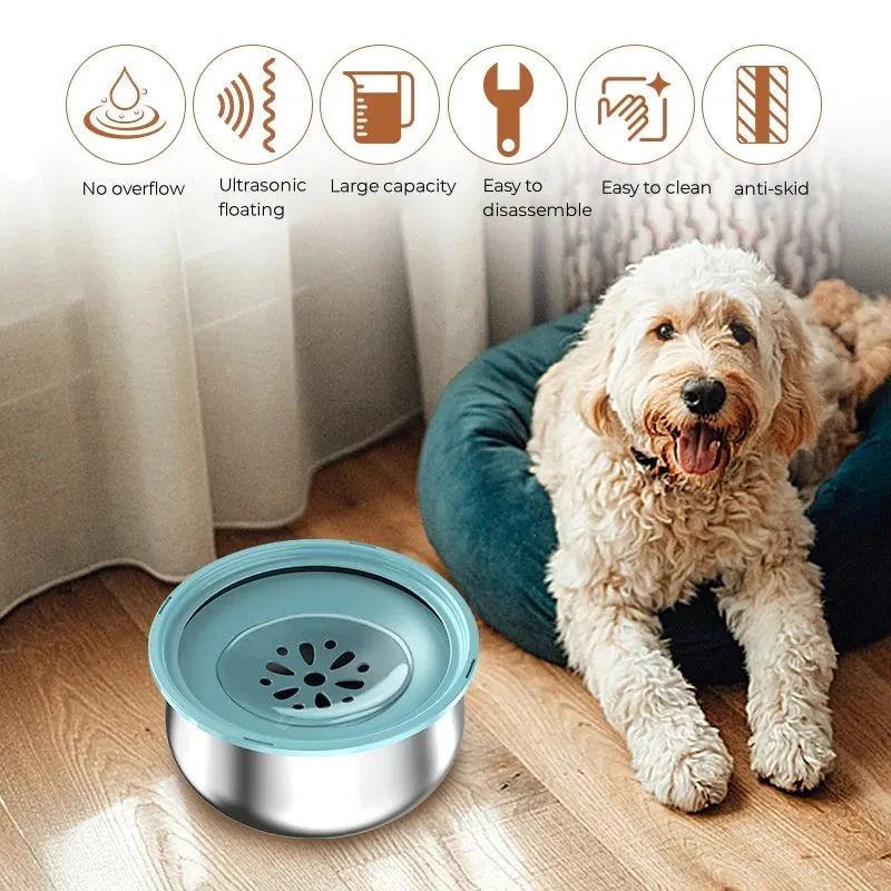 4L Dog Water Bowls Floating Drinking Bowls.**pet supplies**