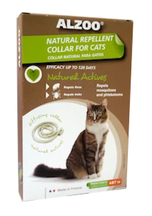 Alzoo Natural Repellent Flea and Tick Collar for Cats