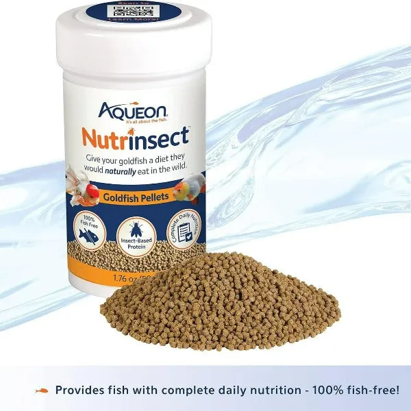 Aqueon Nutrinsect Goldfish Pellets