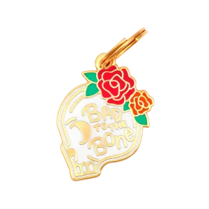 Bad to the Bone Pet ID Tag