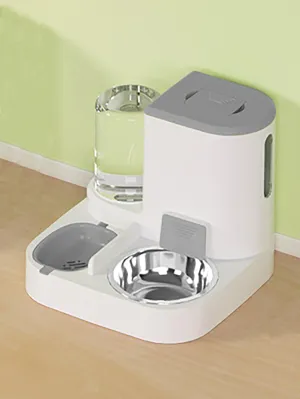 Blue Pet Water And Food Feeder Combo