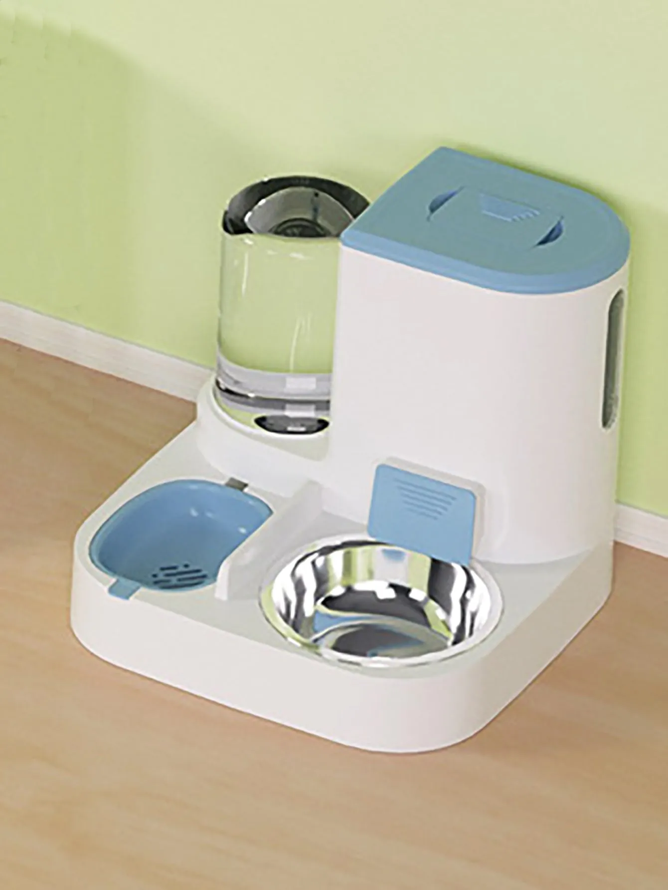 Blue Pet Water And Food Feeder Combo