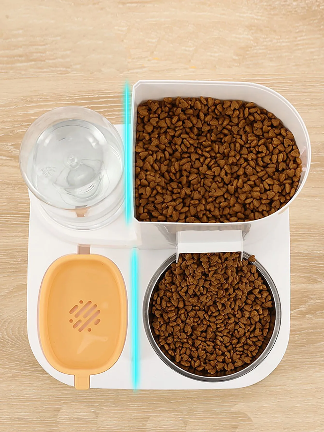 Blue Pet Water And Food Feeder Combo
