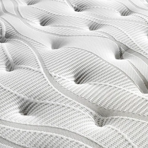 Caleb 34cm Mattress Euro Top Pocket Spring Coil with Knitted Fabric Medium Firm Thick - King Single