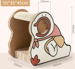 Cat Cardboard Scratcher - Duck