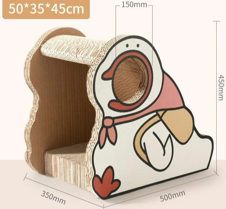 Cat Cardboard Scratcher - Duck