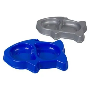 Cat Twin Bowl - 17cm x 24cm