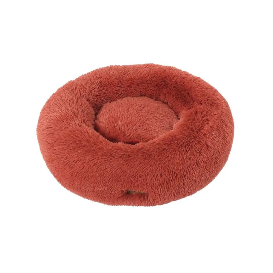 Charlies Pet Faux Fur Fuffy Calming Pet Bed Nest