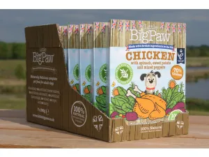 Chicken with Spinach,Sweet Potato and Peppers 7x390g /Little BigPaw