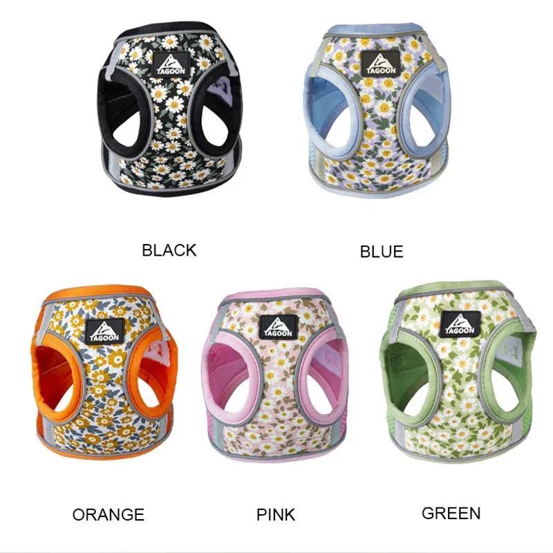 DIVA Pet - Cute Floral Harness and Leash Set