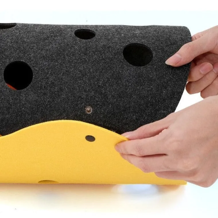 Felt Tunnel Nest by CatCaveCo