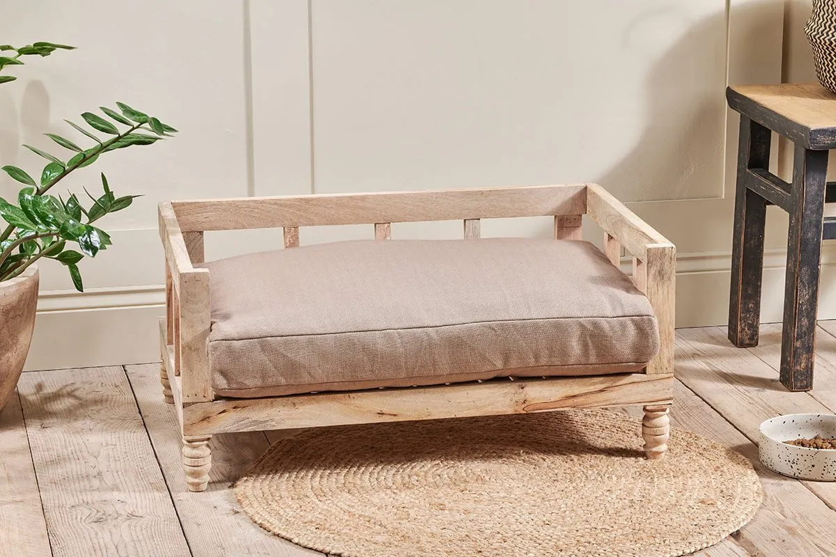 Koska Cotton Pet Cushion - Natural - Large