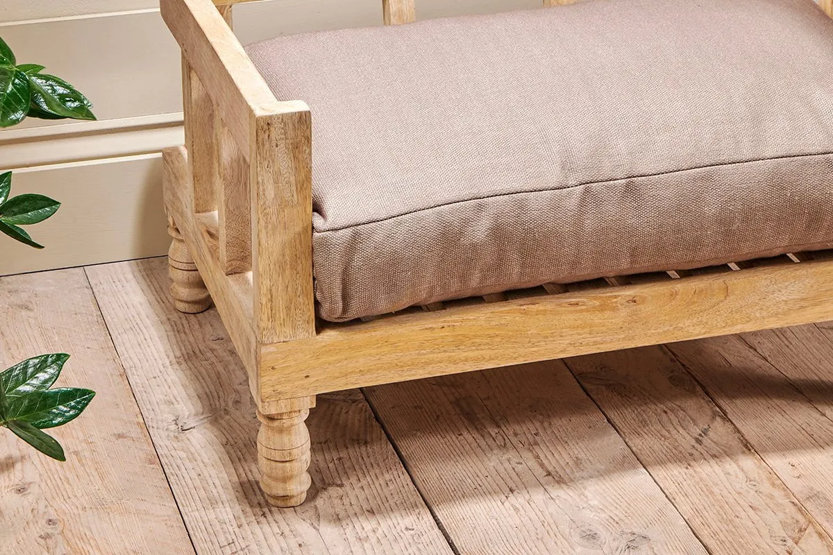 Koska Cotton Pet Cushion - Natural - Large