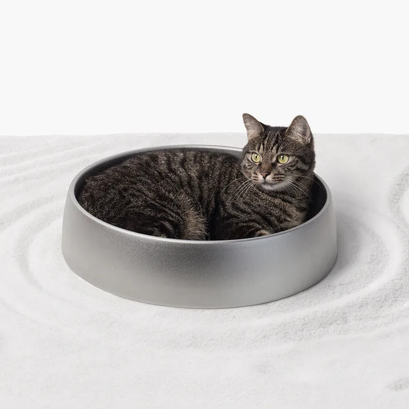 Landscape Style Gray Summer Cooling Nest Aluminum Cat Litter