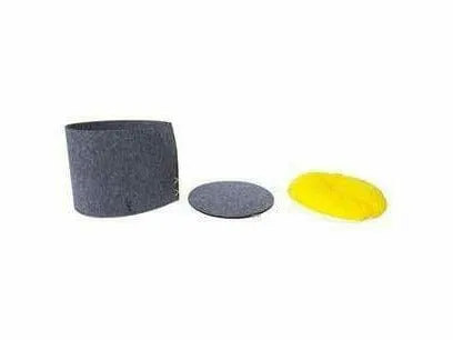 Maui Felt Nest Yellow & Gray