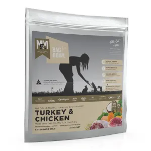 Meals for Meows Grain Free Turkey & Chicken Kitten Dry Cat Food 2.5kg