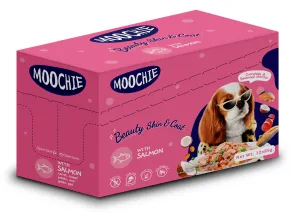 Moochie CASSEROLE WITH SALMON (BEAUTY SKIN ) 12x85g Pouchs