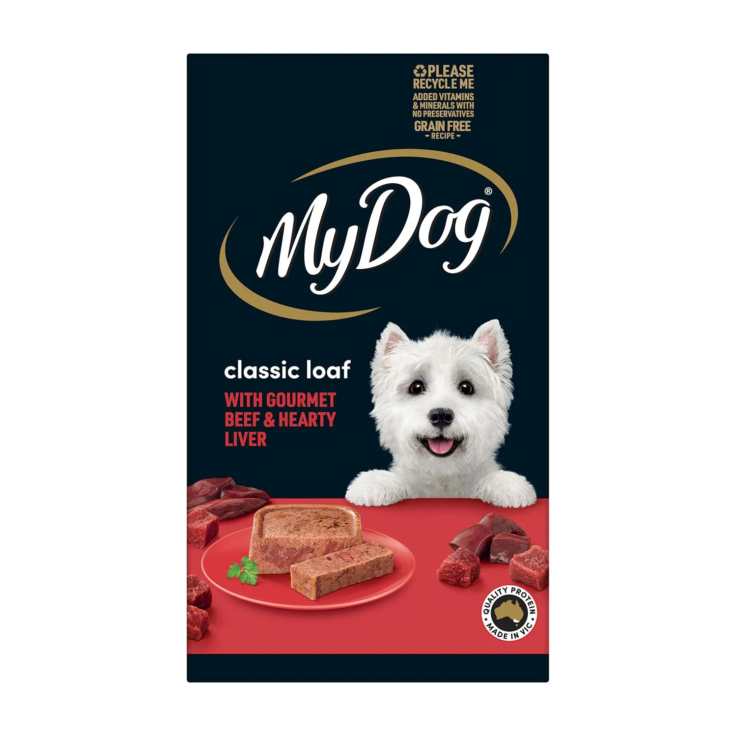 MY DOG Classic Loaf with Gourmet Beef & Hearty Liver Adult Wet Dog Food