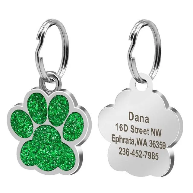 Personalised Engraved Pet ID Tag