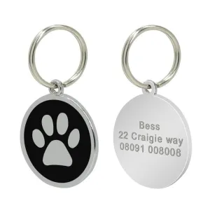 Personalised Engraved Pet ID Tag