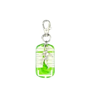 Pet ID Tag: Football Themed Green Smart QR ID Tag