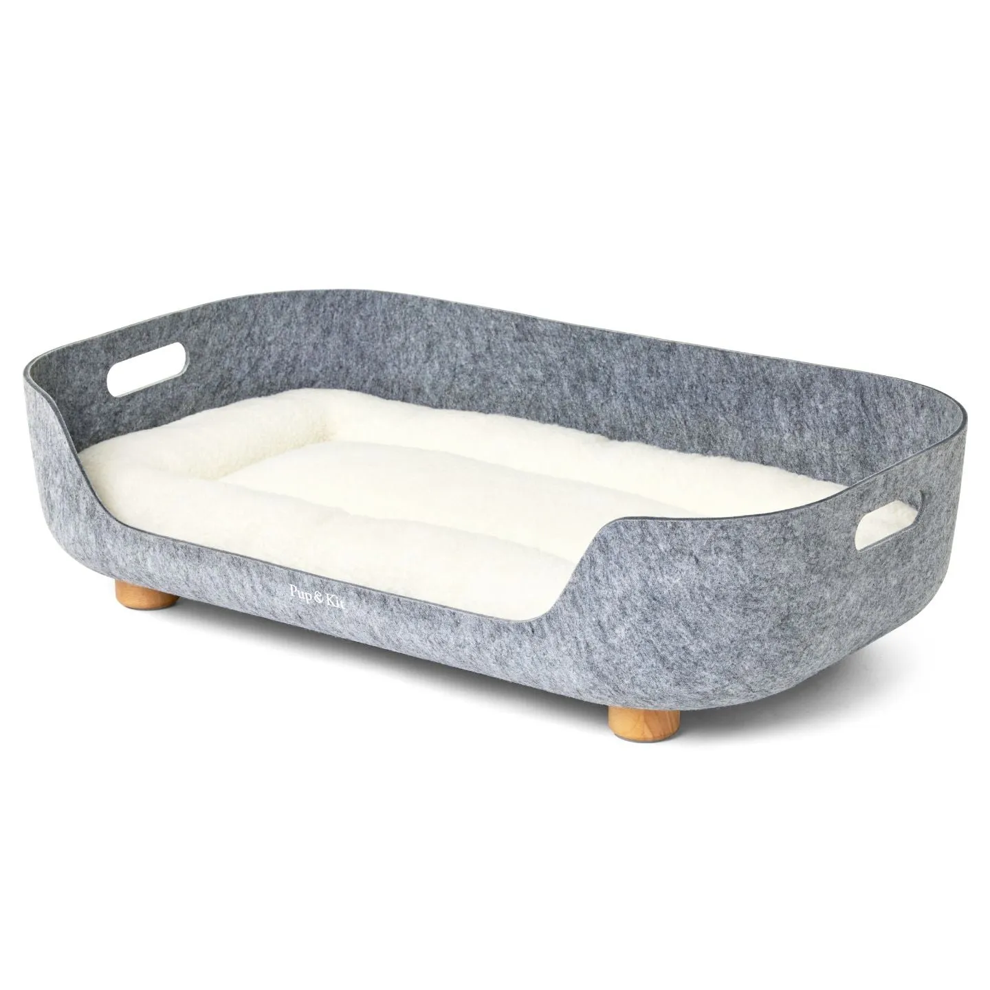 PetNest Felt Pet Bed - Grey