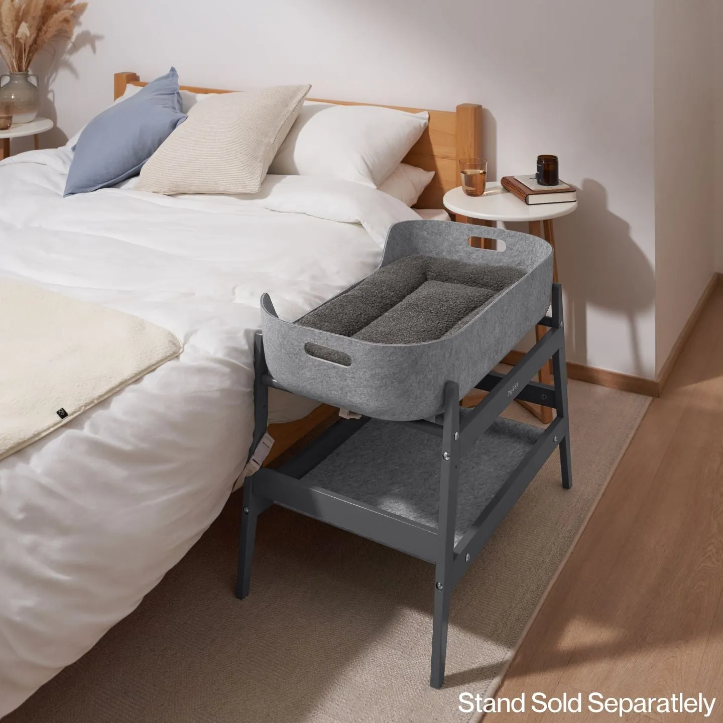 PetNest Felt Pet Bed - Grey