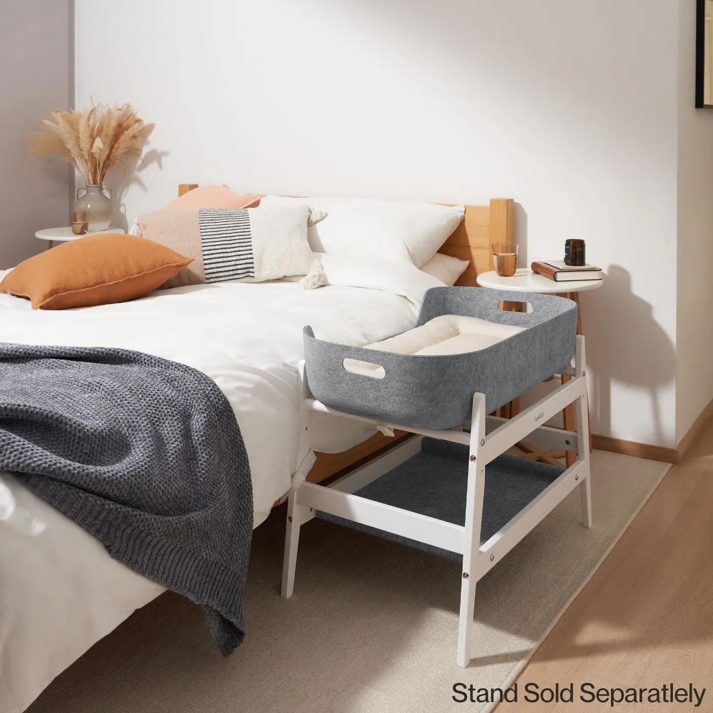 PetNest Felt Pet Bed - Grey
