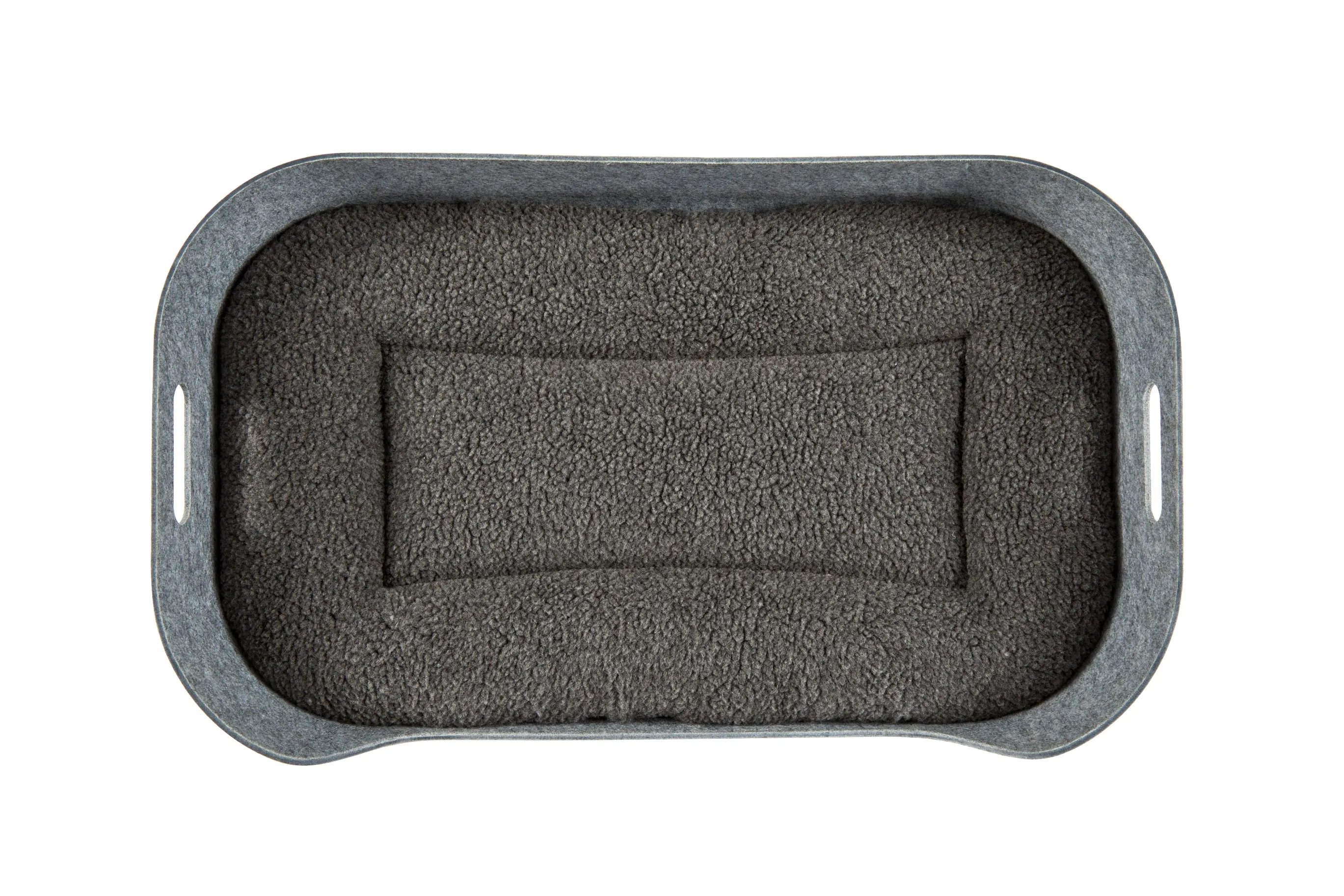 PetNest Felt Pet Bed - Slate Grey