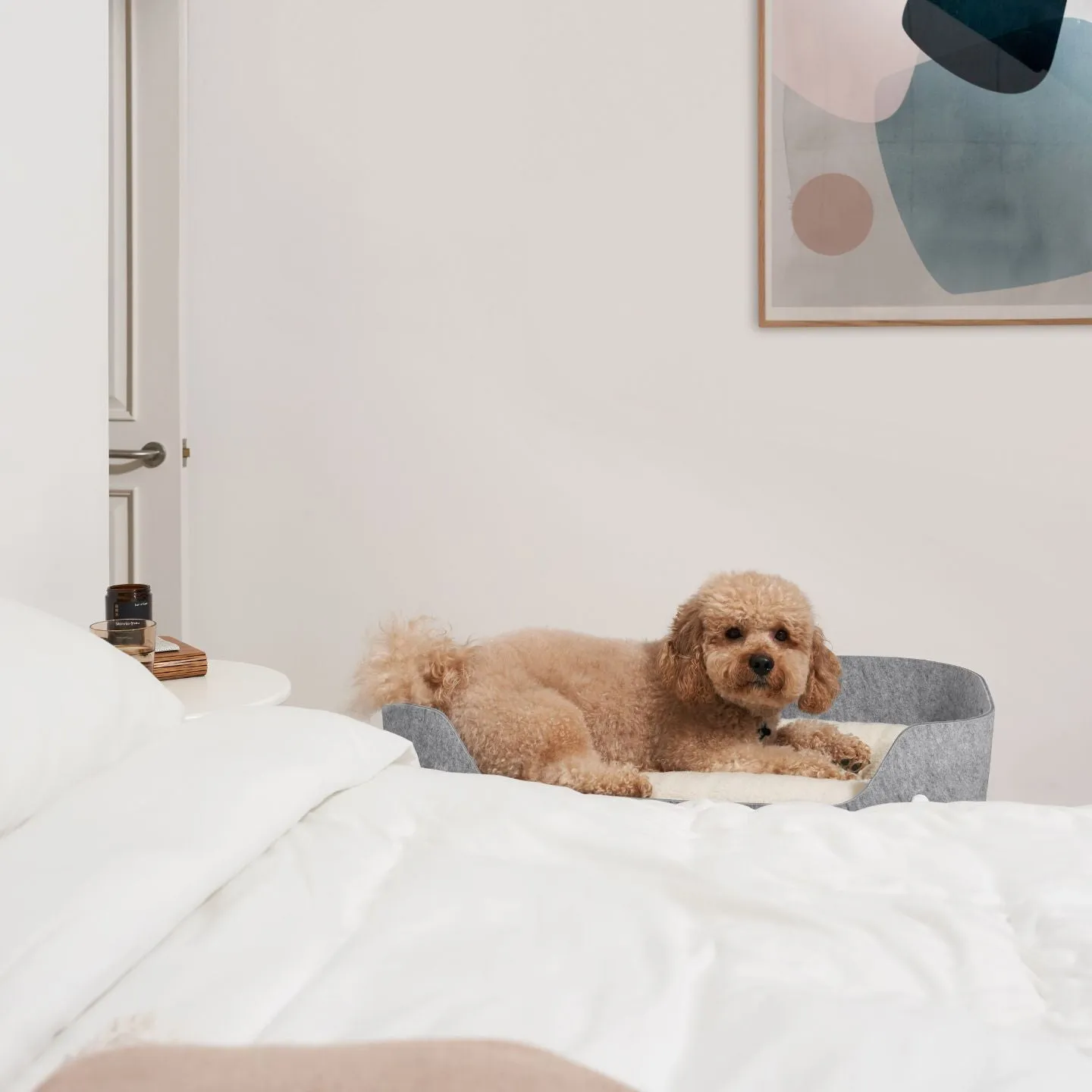 PetNest Grey & Bedside Stand