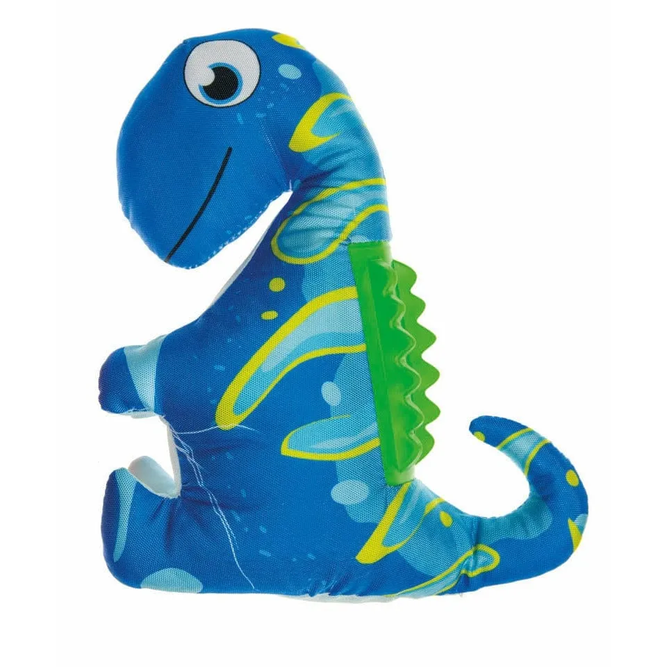 PLUSH SAURO WITH PLASTIC BACK 23,5X27 CM