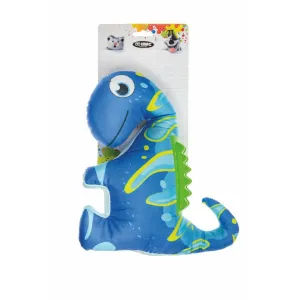 PLUSH SAURO WITH PLASTIC BACK 23,5X27 CM