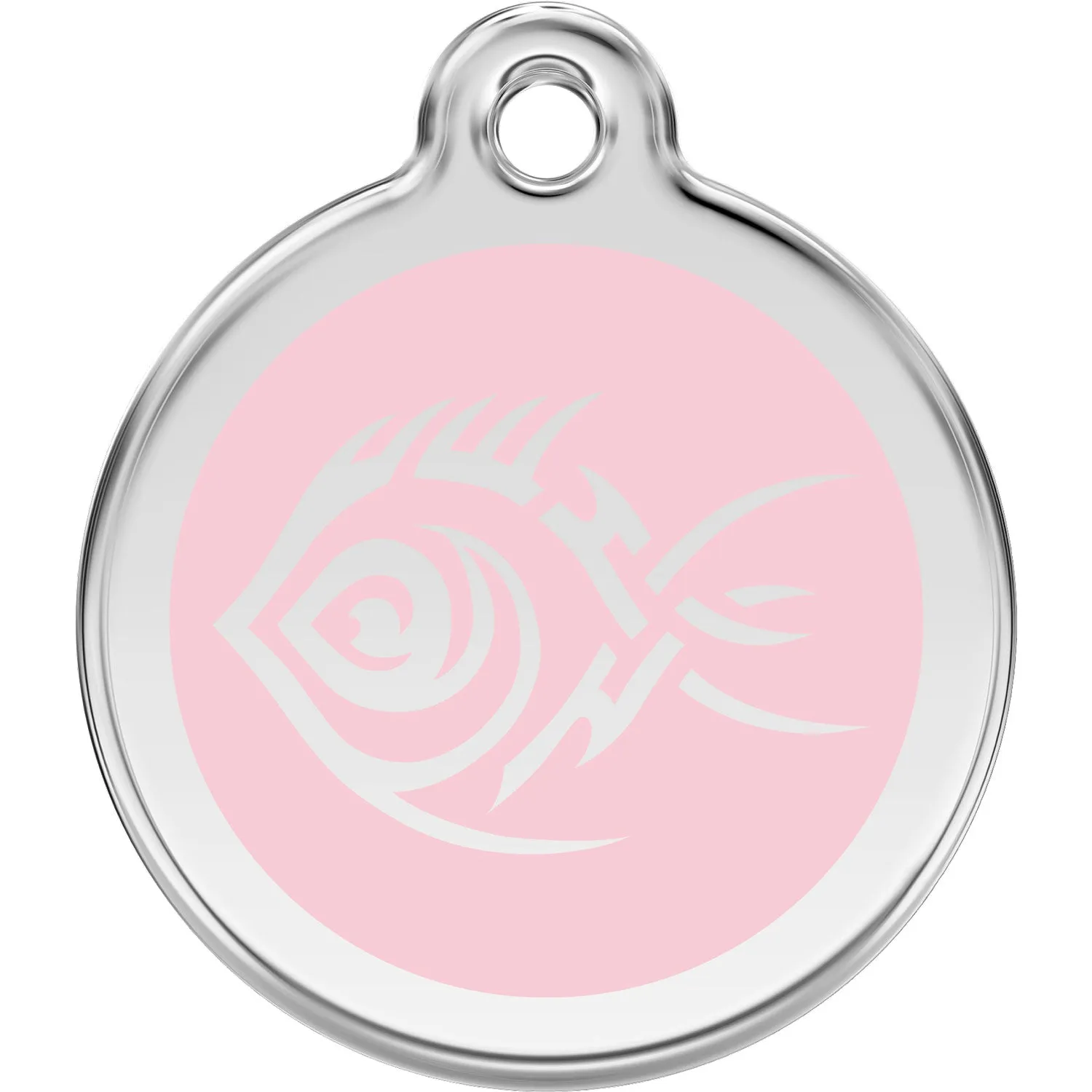 Red Dingo Tribal Fish Pet ID Dog Tags