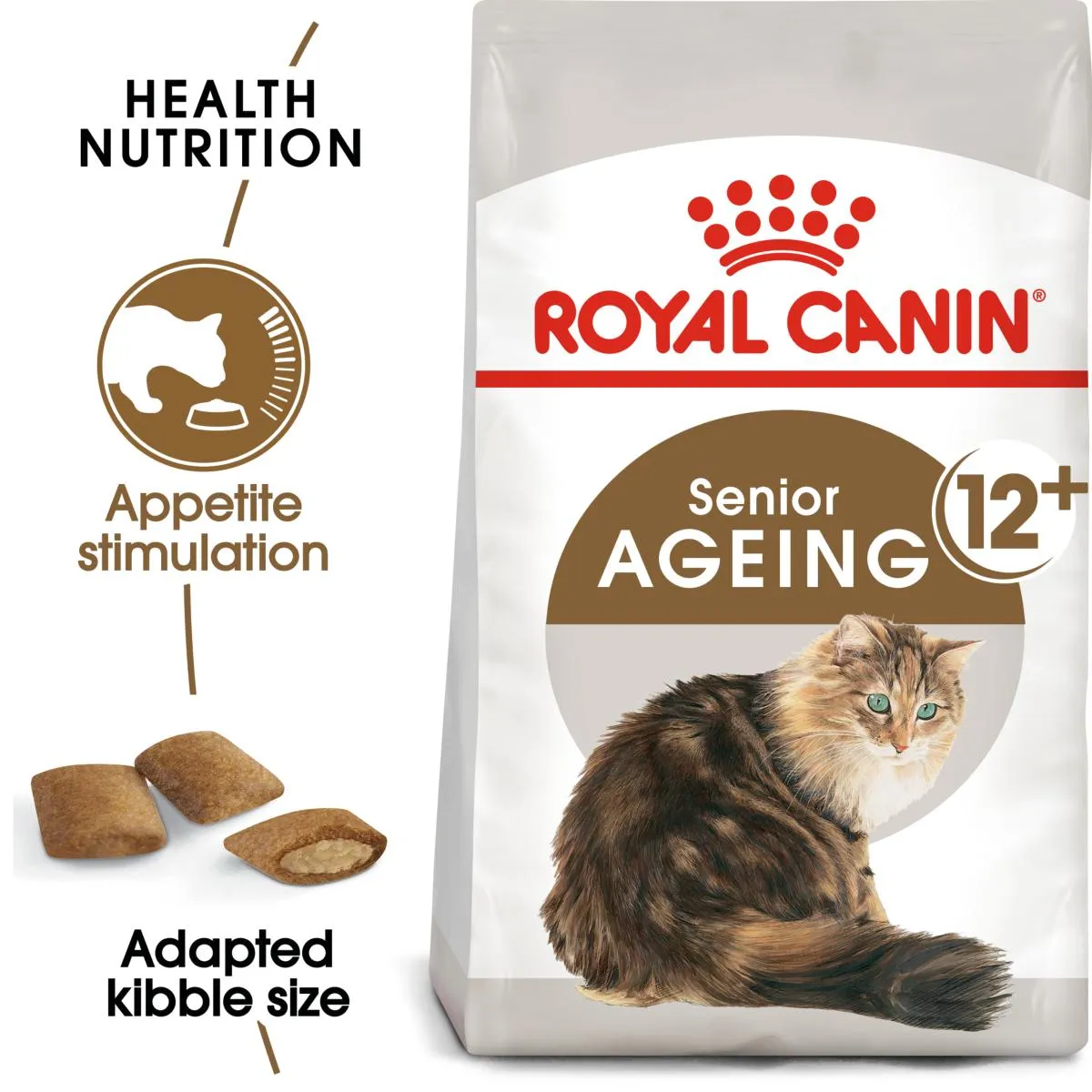 Royal Canin | Feline Health Nutrition | Dry Cat Food | Senior Ageing 12 