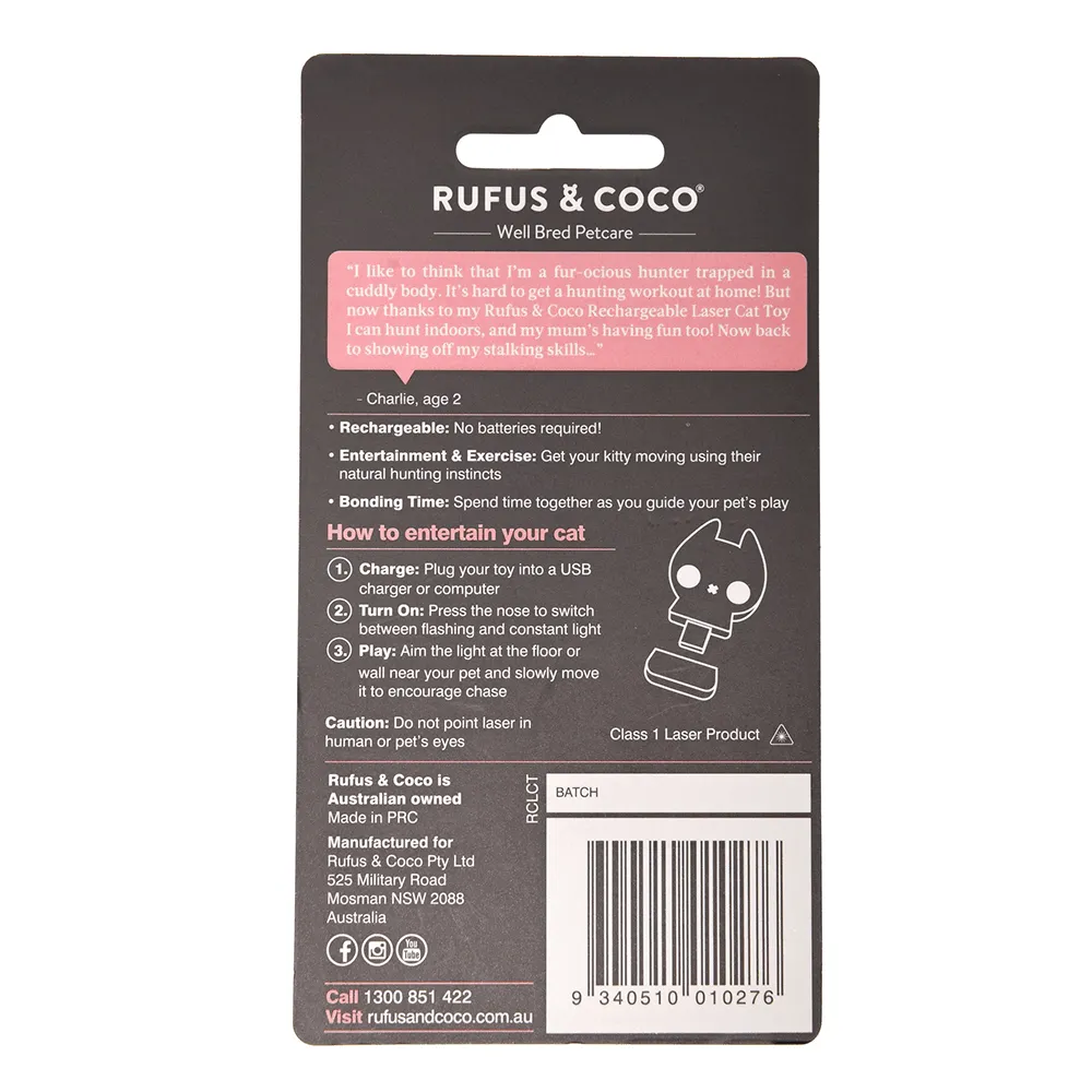 RUFUS & COCO - Laser Cat Toy