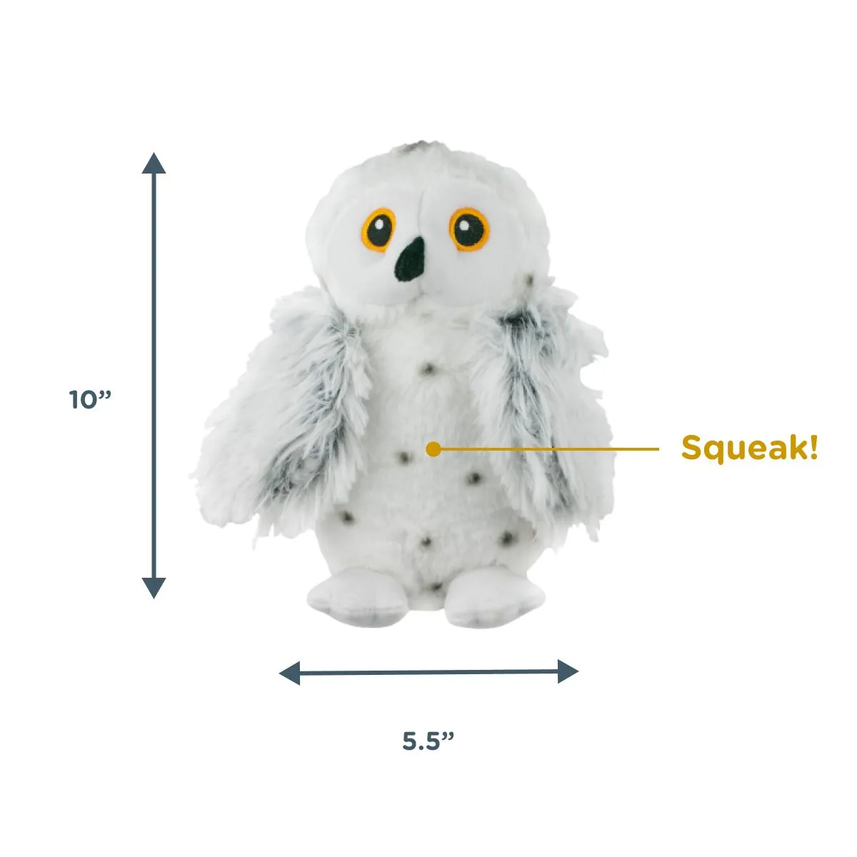 Tall Tails Dog Toy Animated Snow Owl