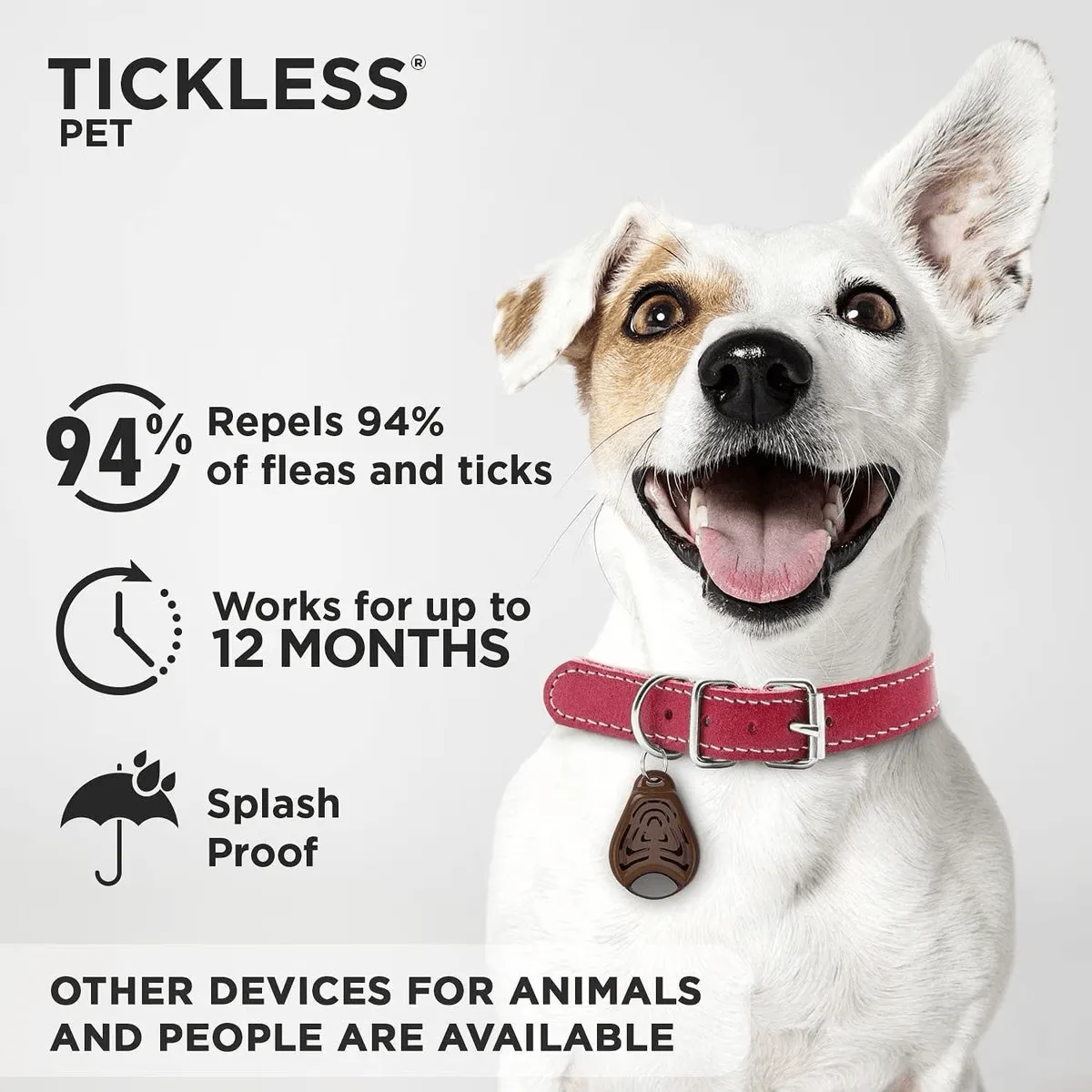 Tickless Classic Pet Natural Ultrasonic Tick & Flea Repeller Cat & Dog Collar