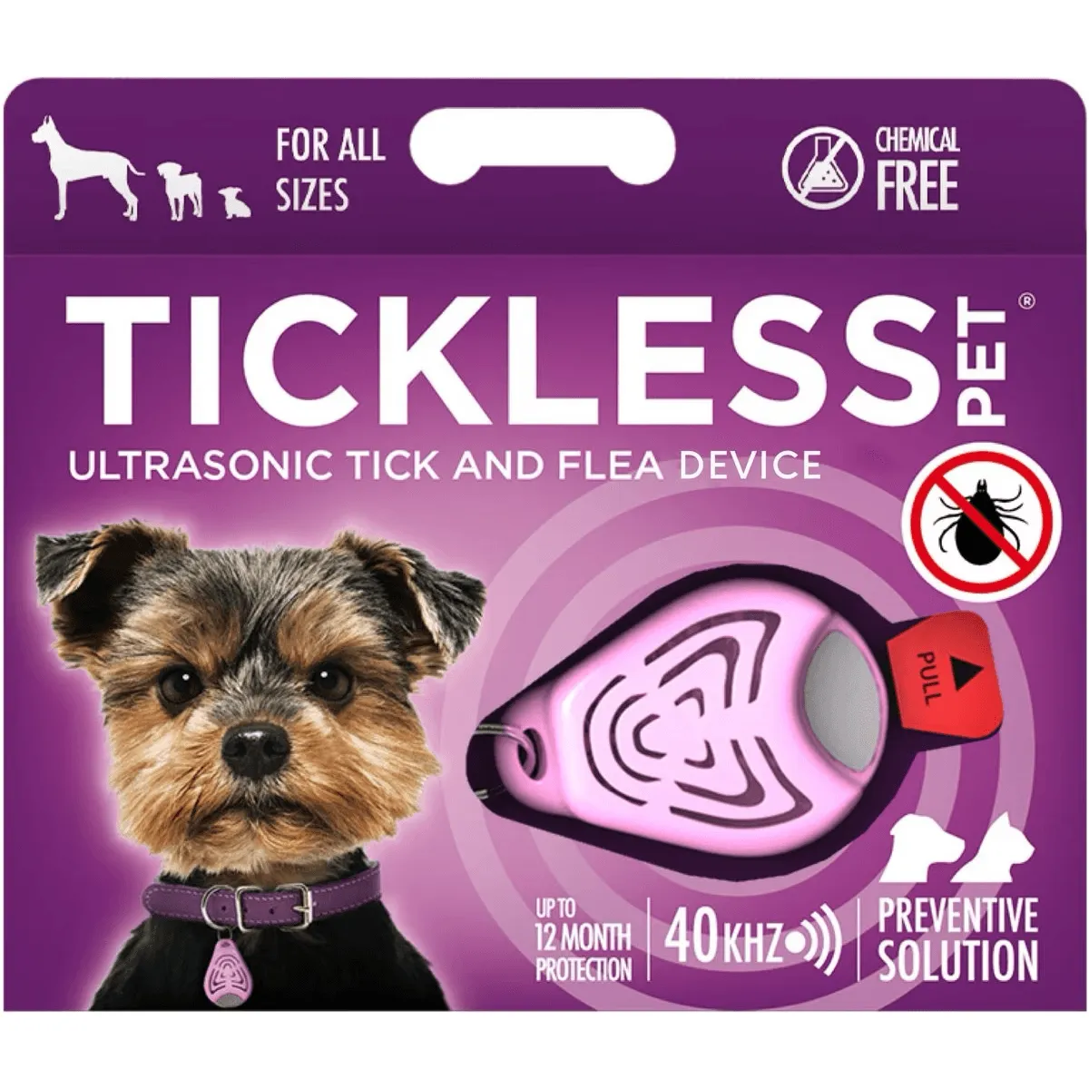 Tickless Classic Pet Natural Ultrasonic Tick & Flea Repeller Cat & Dog Collar