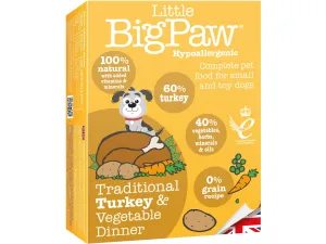 Traditional Turkey & Vegetable Dinner 150g /Little BigPaw