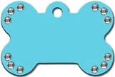 TURQUOISE BONE TAG