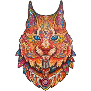 Unidragon Wooden Puzzle: Gentle Lynx